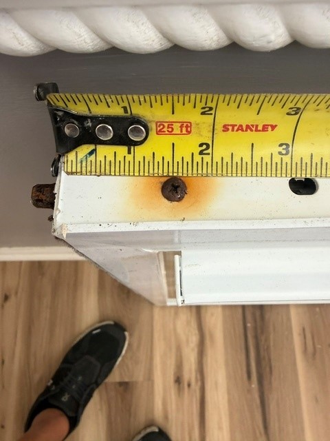 Stanley window pivot pin length